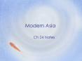 Modern Asia PowerPoint PPT Presentation