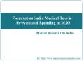 Market Forecast on India Medical Tourist Arrivals and Spending to 2020 PowerPoint PPT Presentation