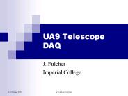 UA9 Telescope DAQ