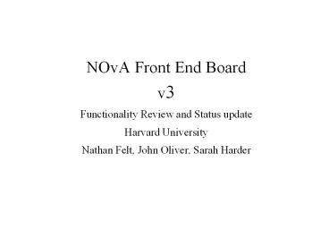 NOvA%20Front%20End%20Board