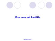 Mon nom est Laetitia