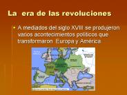 La era de las revoluciones