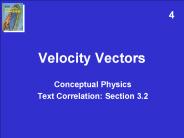 Velocity Vectors
