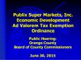 Public Hearing Economic Development Tax Exemption Ordinance PowerPoint PPT Presentation