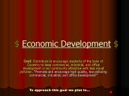 $ Economic Development $
