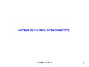 SISTEME DE CONTROL INTERCONECTATE