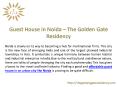 Guest House in Noida – The Golden Gate Residency