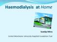 Haemodialysis at Home PowerPoint PPT Presentation