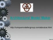 Architectural Model Maker