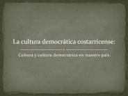 Cultura y cultura democr