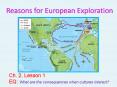 Reasons for European Exploration PowerPoint PPT Presentation