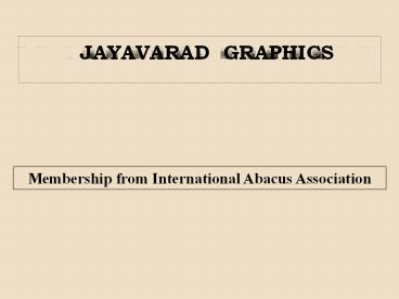 Membership from International Abacus Association