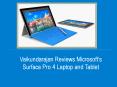 Vaikundarajan Reviews Microsoft’s Surface Pro 4 Laptop and Tablet PowerPoint PPT Presentation