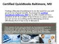 Bookkeeper in Maryland, Maryland bookkeeper, Certified QuickBooks Baltimore, MD PowerPoint PPT Presentation