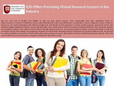 Clinical Research Courses, Clinical Research Institute (2)