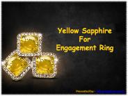 Unheated Yellow Sapphire For Engagement Ring