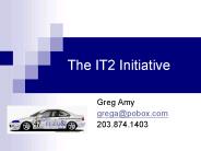 The IT2 Initiative