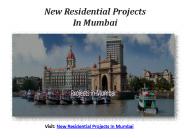 Residential Projects In Mumbai - New Projects