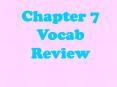 Vocab Review PowerPoint PPT Presentation