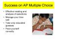 Success on AP Multiple Choice PowerPoint PPT Presentation