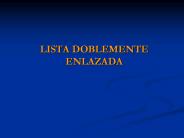 LISTA DOBLEMENTE ENLAZADA