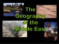 The Geography of the Middle East PowerPoint PPT Presentation
