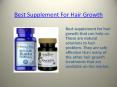 vitamins for hair growth PowerPoint PPT Presentation