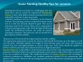Home Painting Quality Tips for summer PowerPoint PPT Presentation