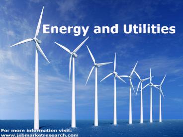 Energy and Utilities Market Research