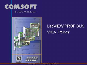 LabVIEW PROFIBUS VISA Treiber