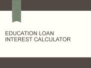 Clear your education loan fast