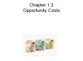 Chapter 1.2 Opportunity Costs PowerPoint PPT Presentation