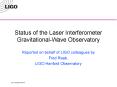 Status of the Laser Interferometer Gravitational-Wave Observatory PowerPoint PPT Presentation