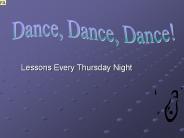 Lessons Every Thursday Night