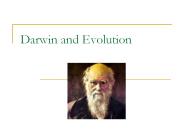 Darwin and Evolution