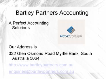 Bartley Partners Accounting