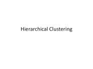 Hierarchical Clustering