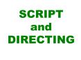 SCRIPT PowerPoint PPT Presentation