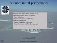IceCube: initial performance