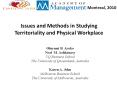 Issues and Methods in Studying Territoriality and Physical Workplace PowerPoint PPT Presentation