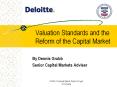 Valuation Standards and the Reform of the Capital Market PowerPoint PPT Presentation