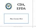CDA, EFDA PowerPoint PPT Presentation