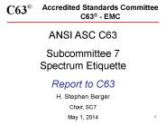 Accredited Standards Committee C63