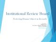Institutional Review Board PowerPoint PPT Presentation