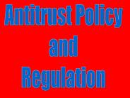 Antitrust Policy