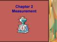 Chapter 2 Measurement PowerPoint PPT Presentation