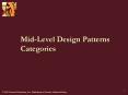Mid-Level Design Patterns Categories PowerPoint PPT Presentation