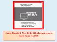 Jamia Hamdard, New Delhi MBA Project reports Starts From Rs.1500/- PowerPoint PPT Presentation