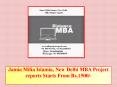 Jamia Milia Islamia, New Delhi MBA Project reports Starts From Rs.1500/- PowerPoint PPT Presentation