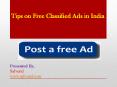 Tips on Free Classified Ads in India PowerPoint PPT Presentation
